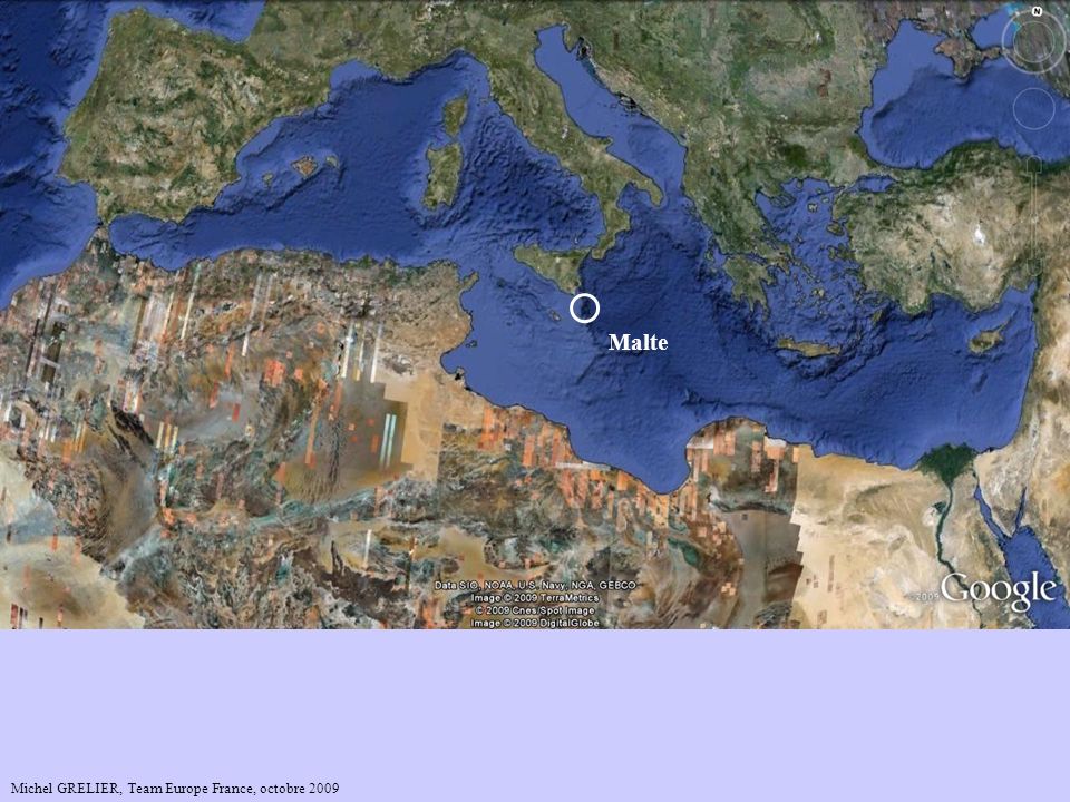 Mer Caspienne Mer Baltique Mer Noire Malte
