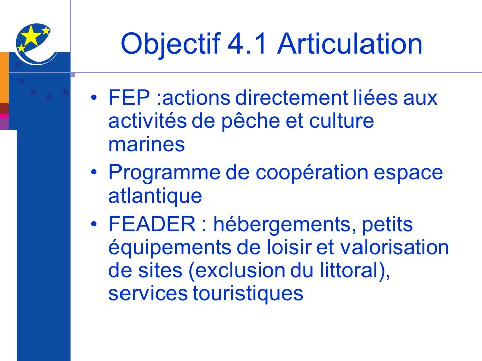 Objectif 4.1 Articulation