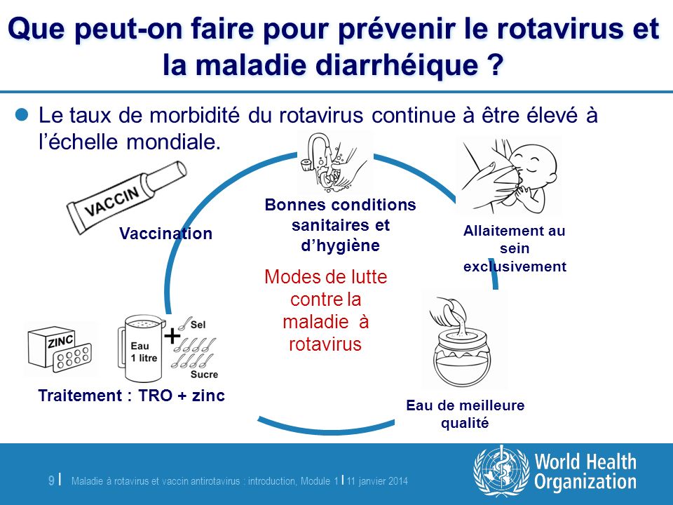 Que peut-on faire pour prévenir le rotavirus et la maladie diarrhéique
