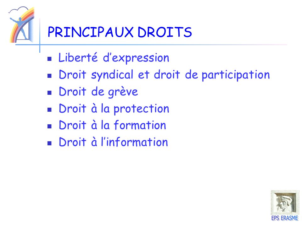 PRINCIPAUX DROITS Liberté d’expression