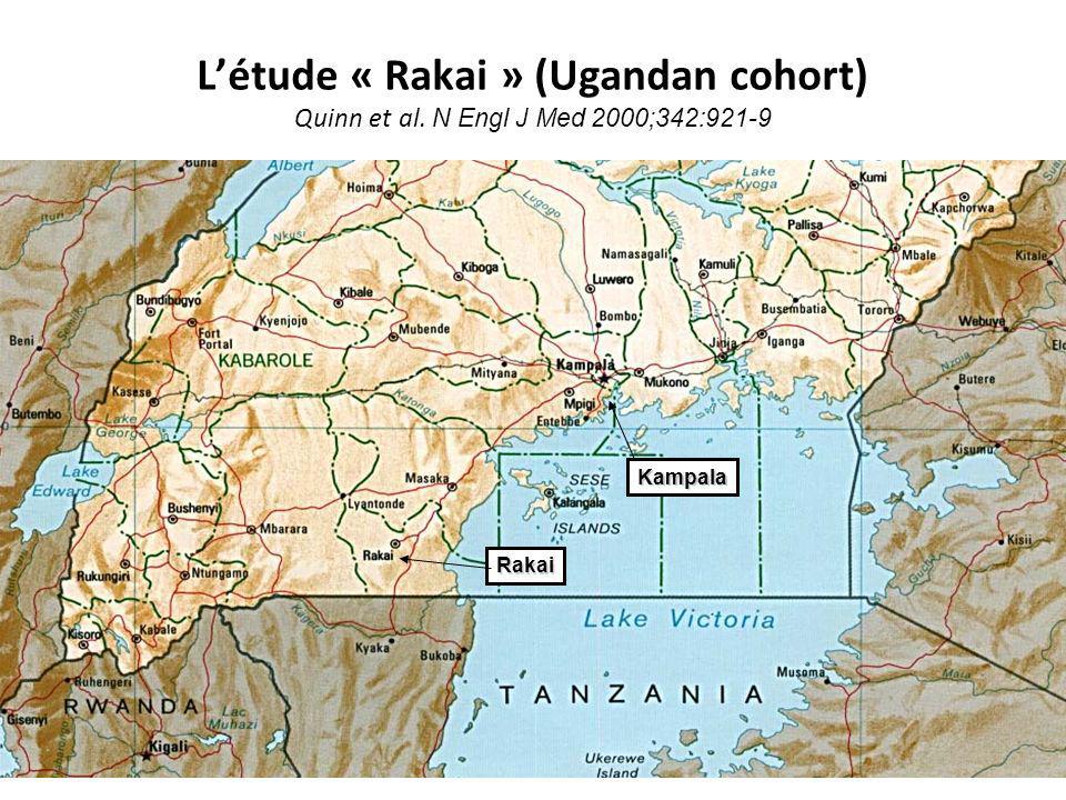 L’étude « Rakai » (Ugandan cohort) Quinn et al