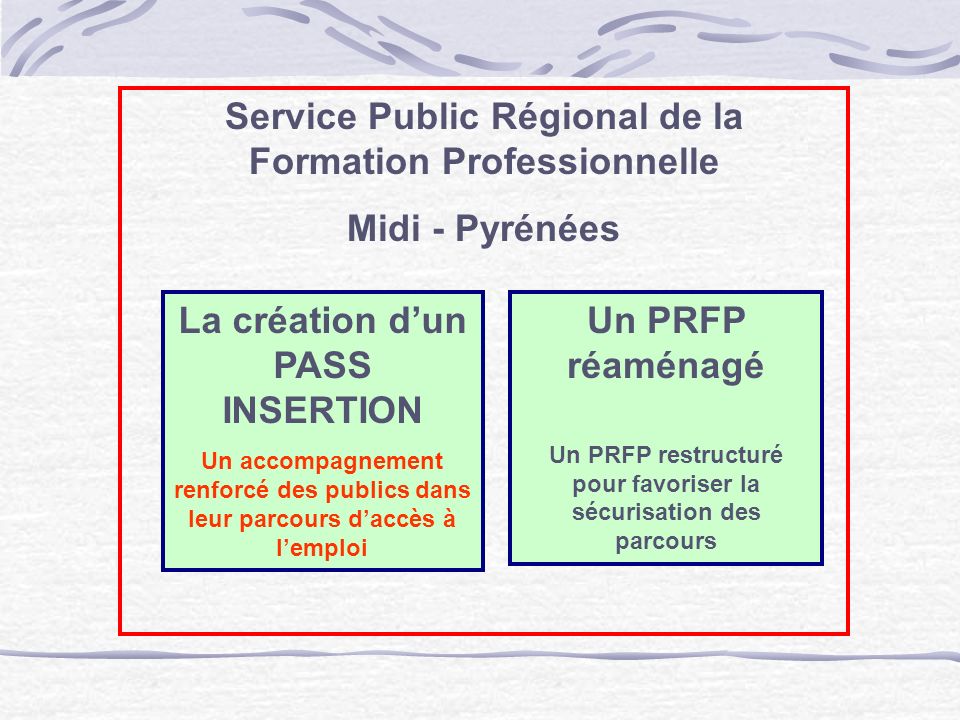 Service Public Régional de la Formation Professionnelle
