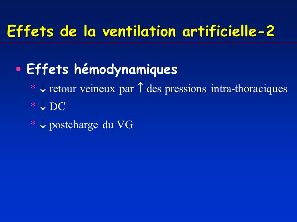 Effets de la ventilation artificielle-2
