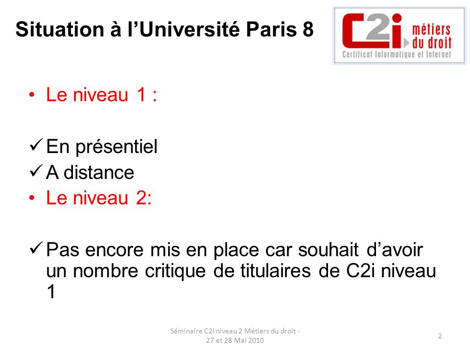 Situation à l’Université Paris 8