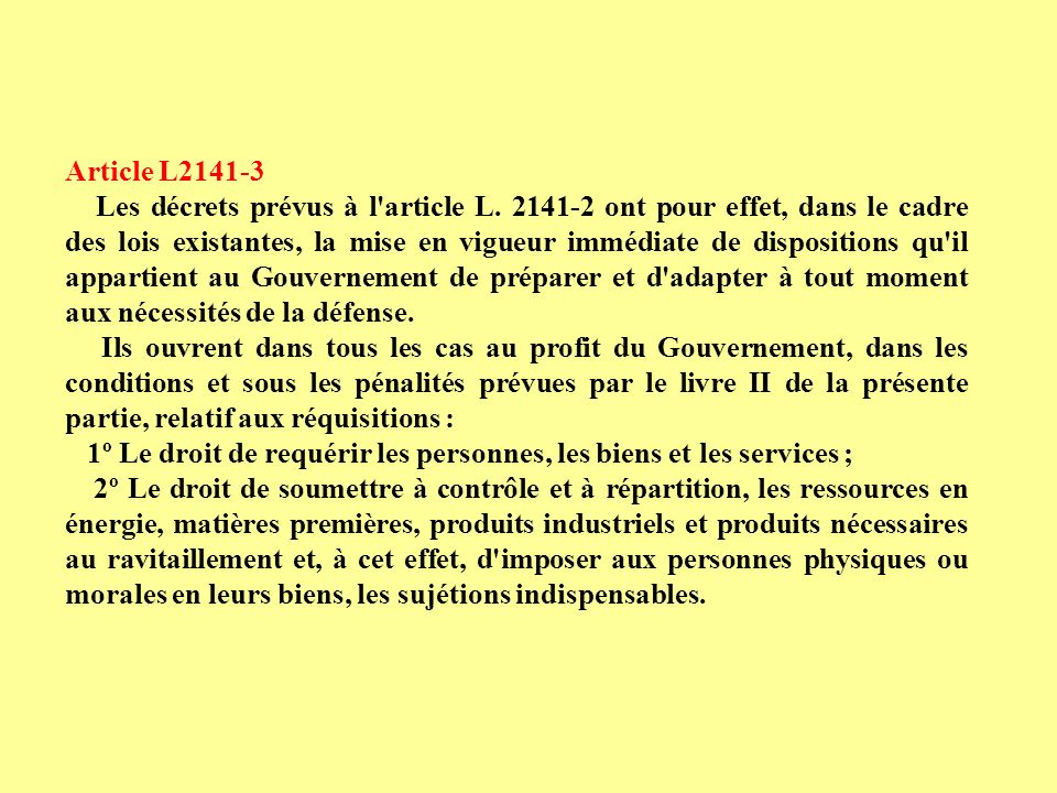 Article L2141-3