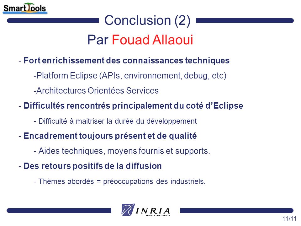 Conclusion (2) Par Fouad Allaoui