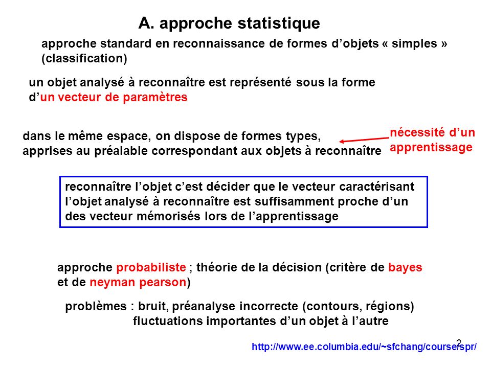 A. approche statistique