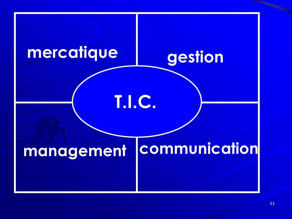 mercatique gestion T.I.C. communication management