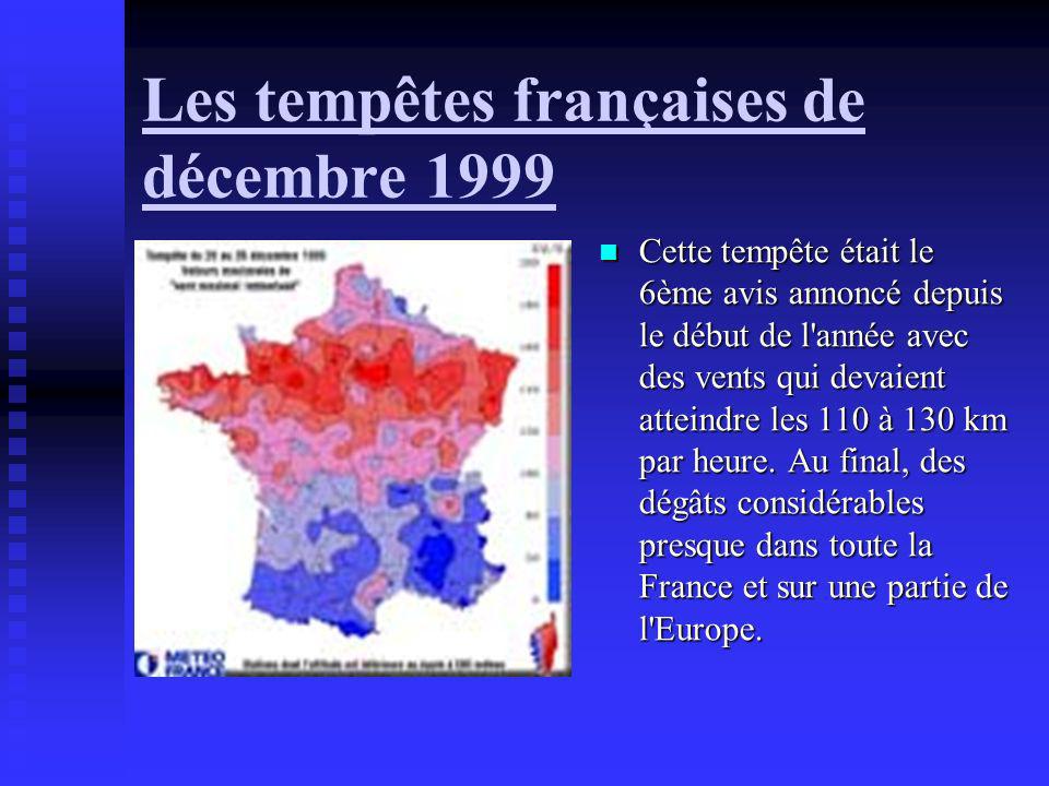 Les tempêtes françaises de décembre 1999