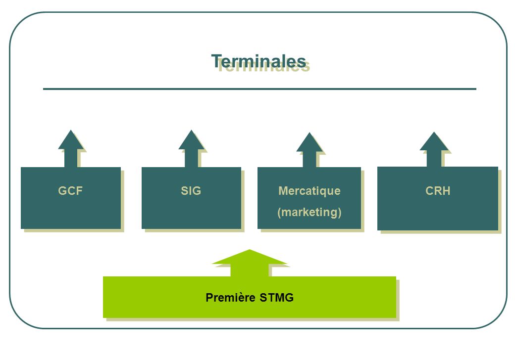 Terminales GCF SIG Mercatique (marketing) CRH Première STMG
