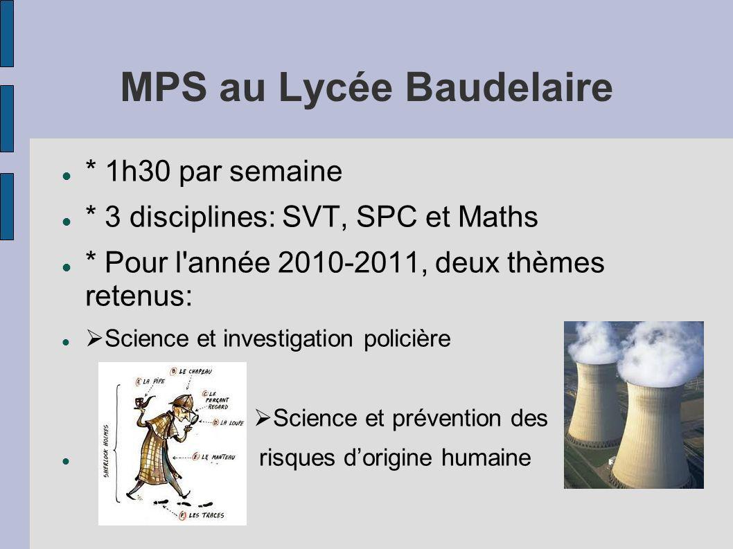 MPS au Lycée Baudelaire