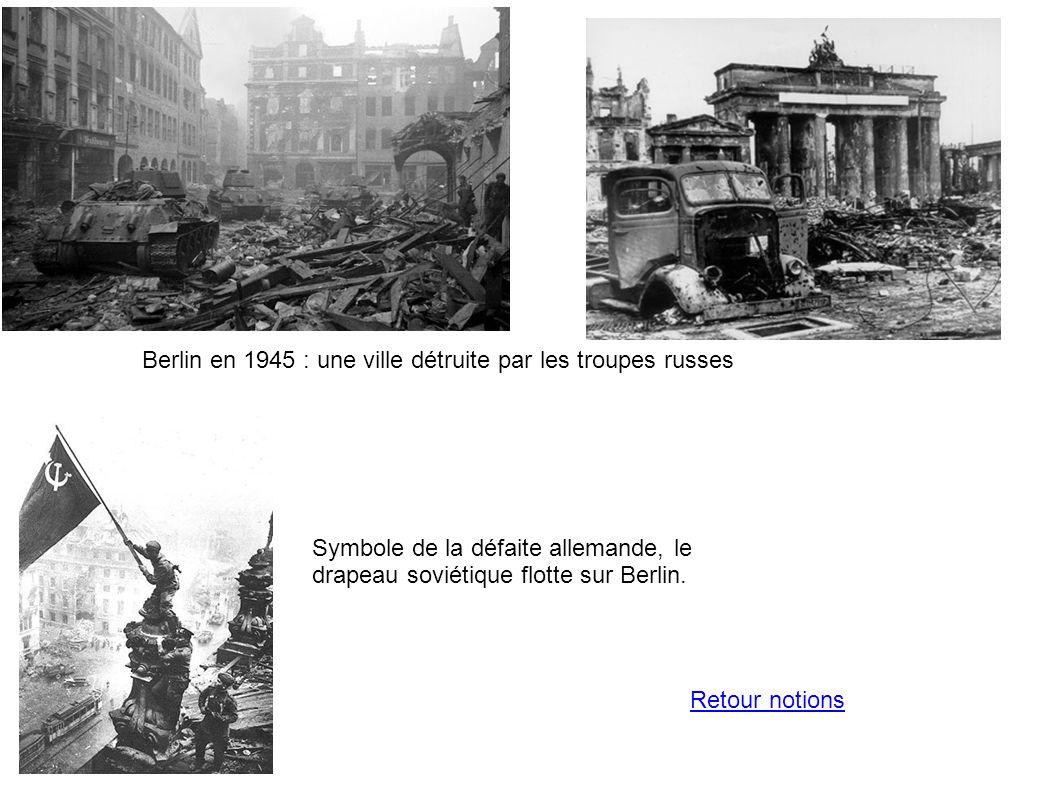 Berlin en 1945 : une ville détruite par les troupes russes