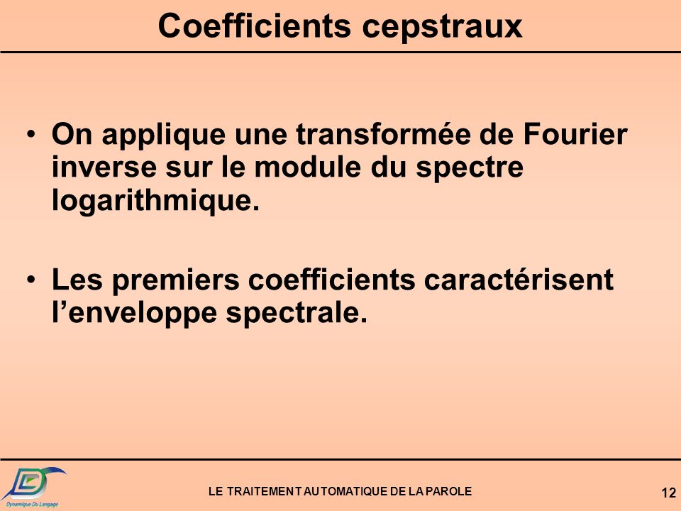 Coefficients cepstraux