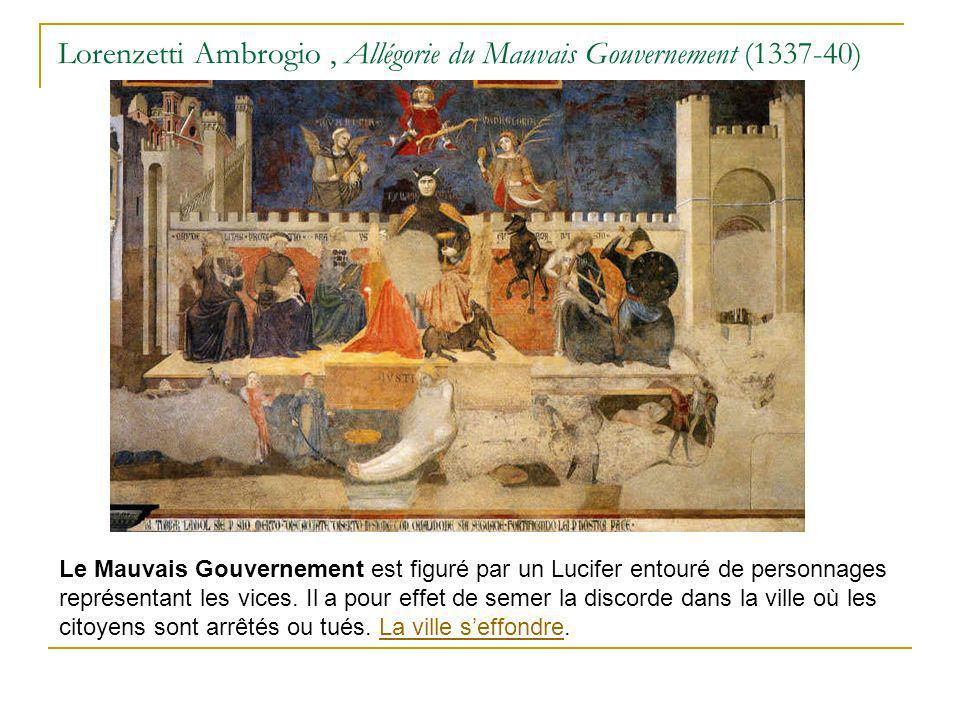 Lorenzetti Ambrogio , Allégorie du Mauvais Gouvernement ( )