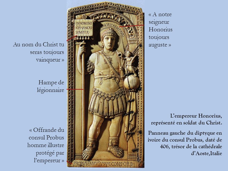 « A notre seigneur Honorius toujours auguste »