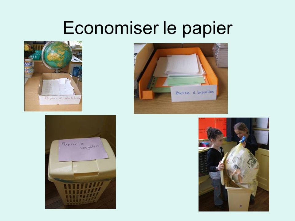 Economiser le papier