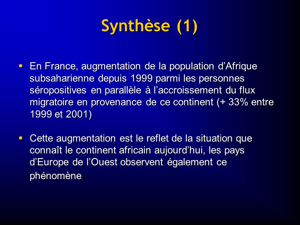 Synthèse (1)
