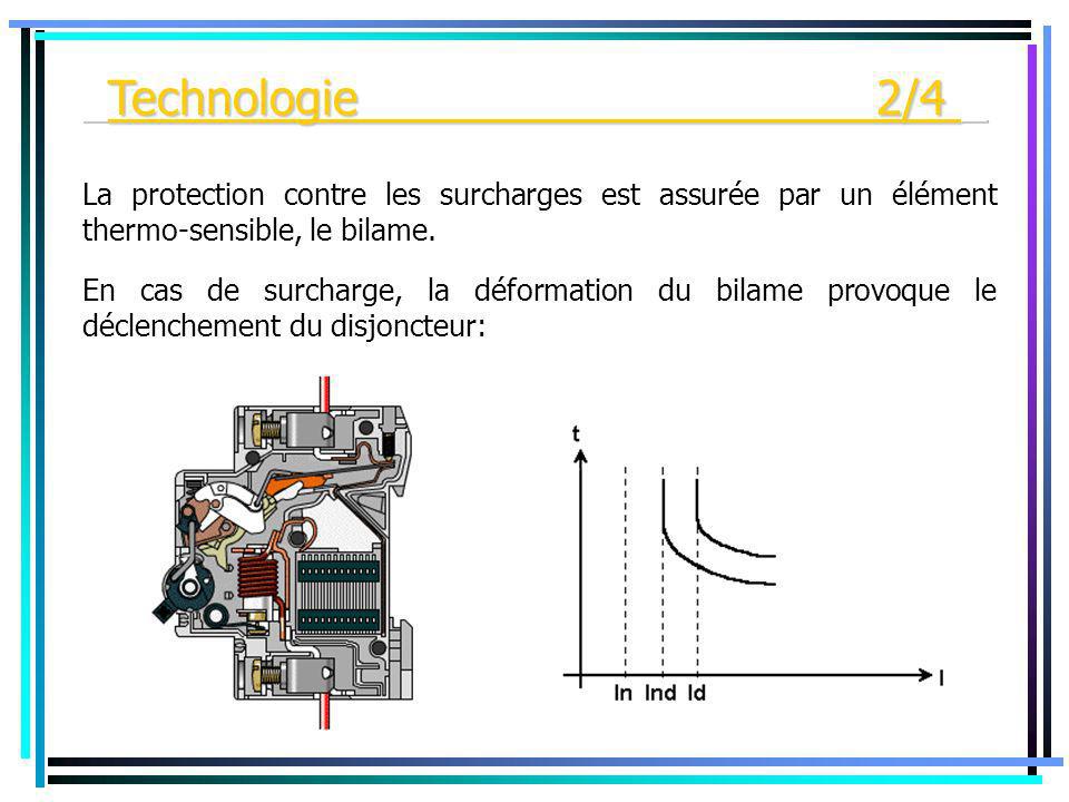 _Technologie 2/4 _ La protection contre les surcharges est assurée par un élément thermo-sensible, le bilame.