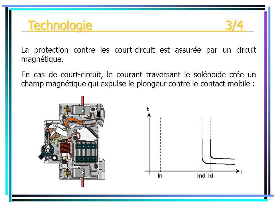 _Technologie 3/4 _ La protection contre les court-circuit est assurée par un circuit magnétique.
