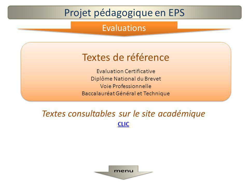 Projet pédagogique en EPS