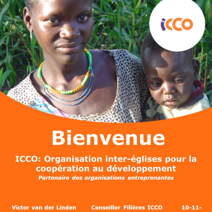 Bienvenue ICCO: Organisation inter-églises pour la coopération au développement. Partenaire des organisations entreprenantes.