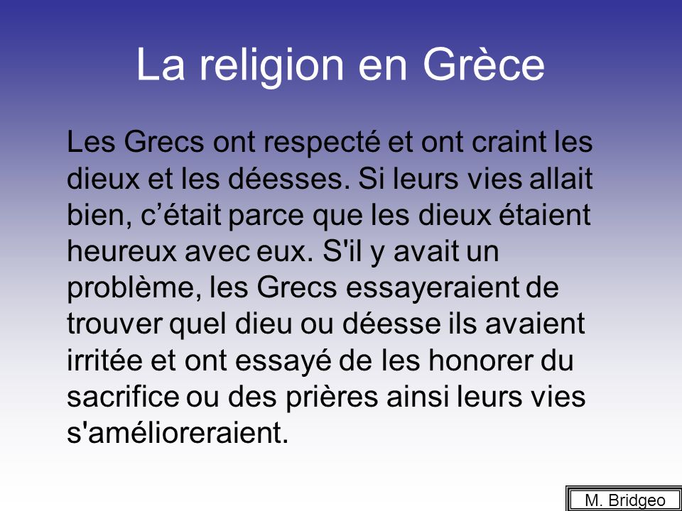 La religion en Grèce