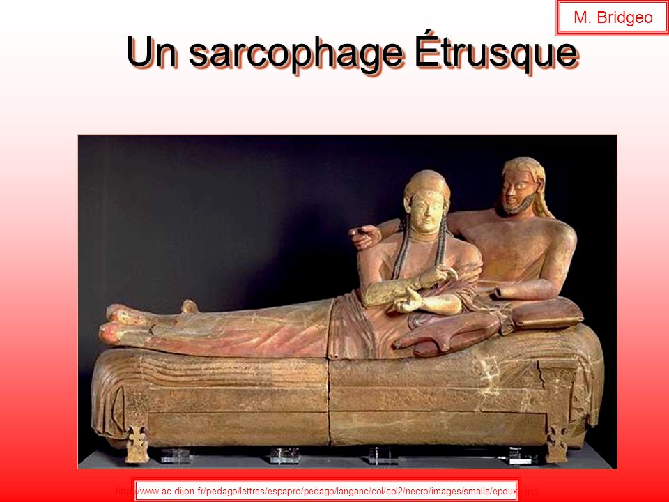 Un sarcophage Étrusque