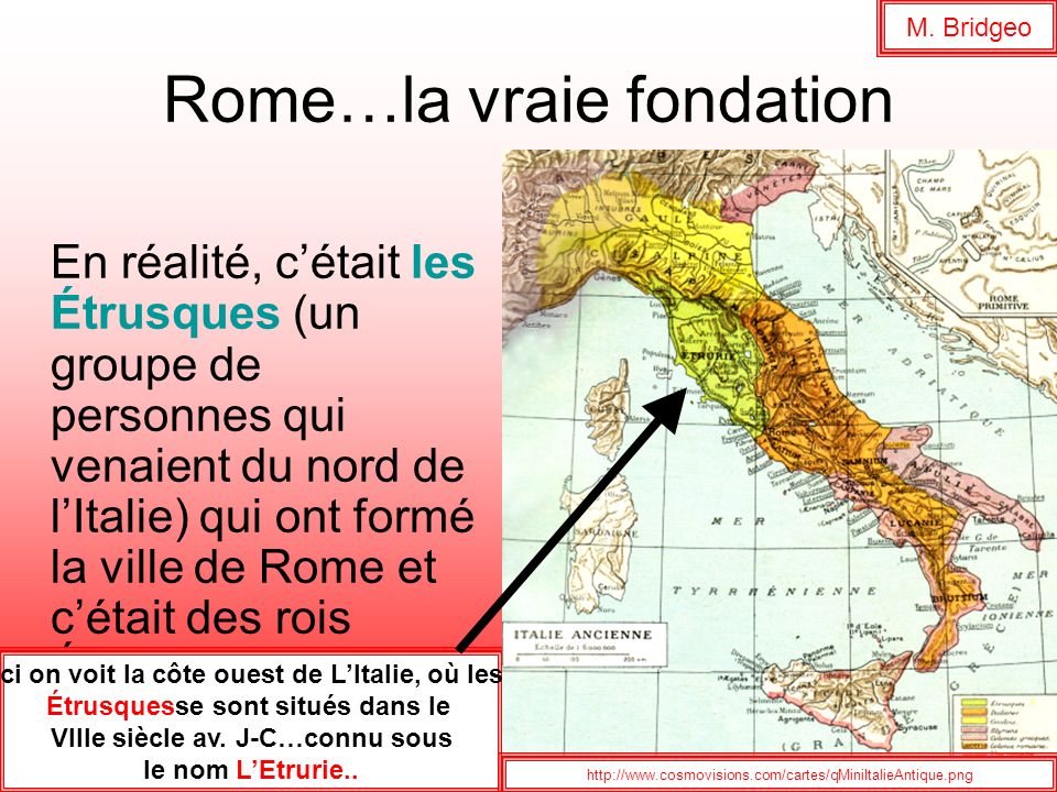 Rome…la vraie fondation