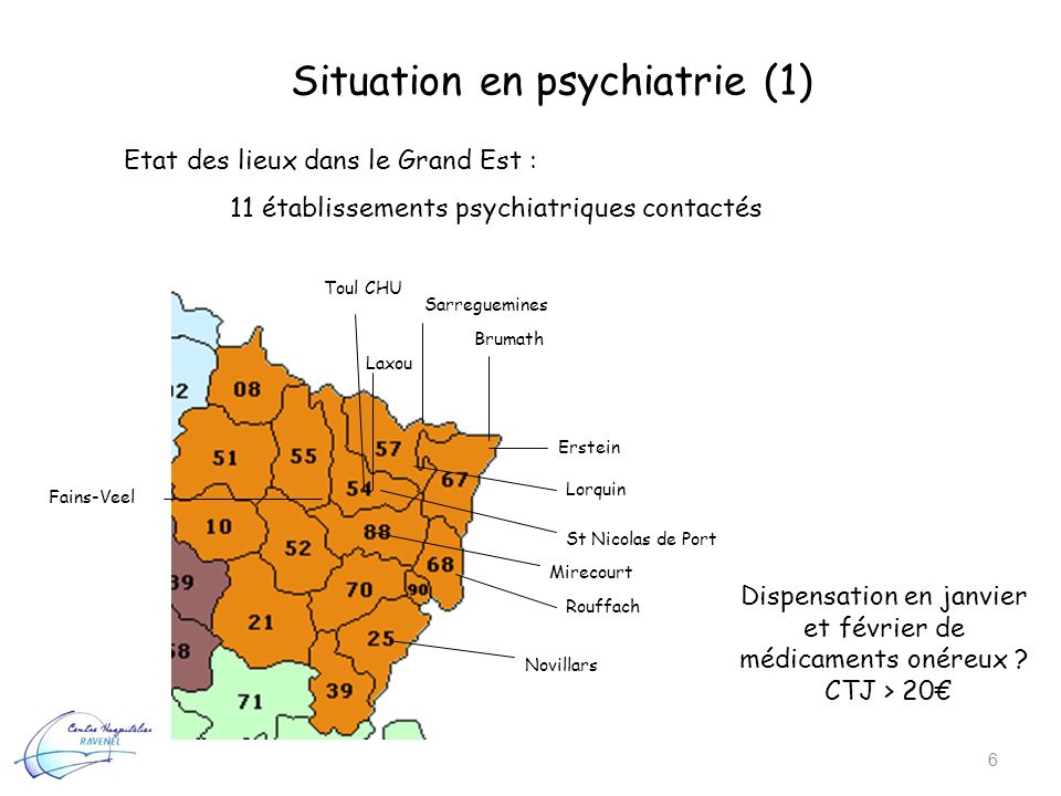 Situation en psychiatrie (1)