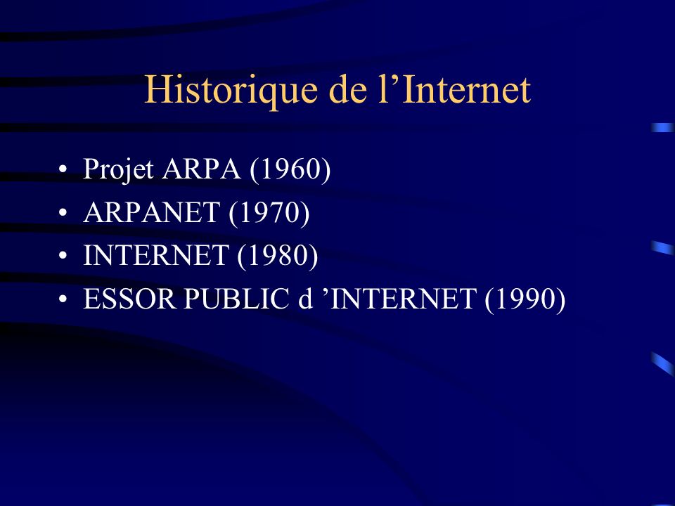 Historique de l’Internet