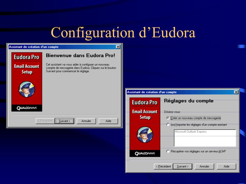 Configuration d’Eudora