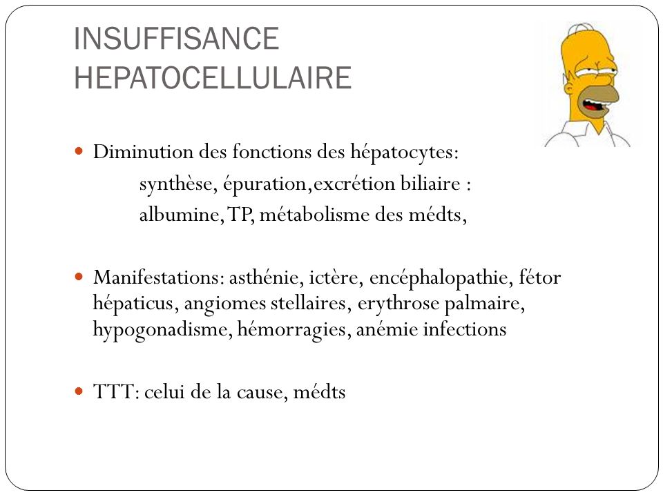 INSUFFISANCE HEPATOCELLULAIRE