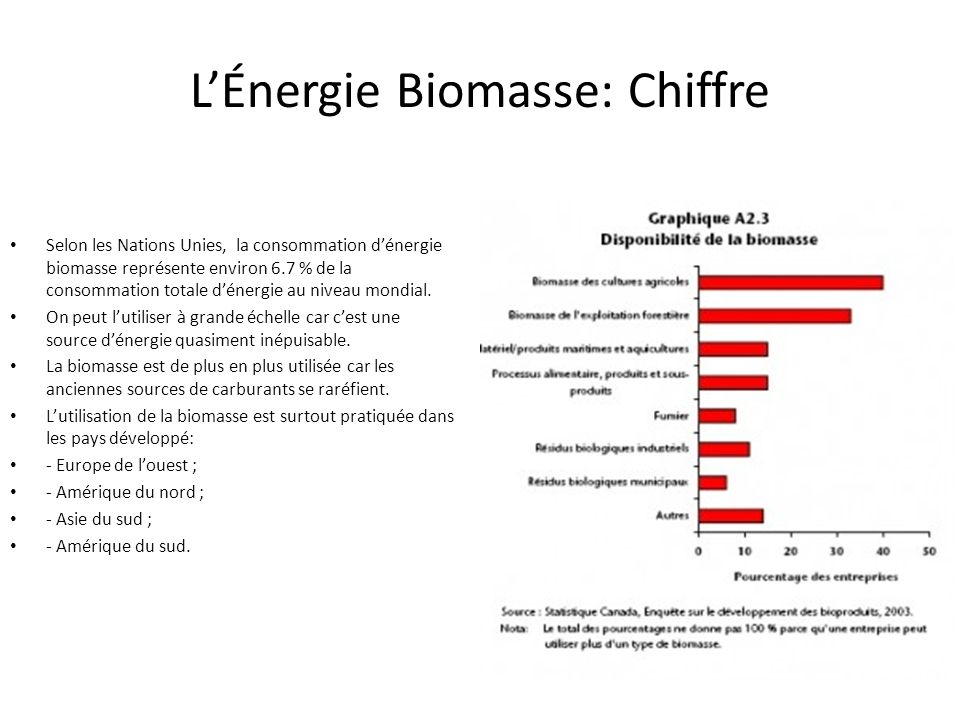L’Énergie Biomasse: Chiffre