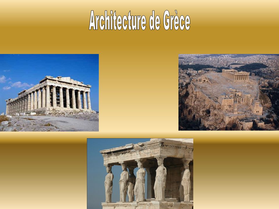 Architecture de Grèce
