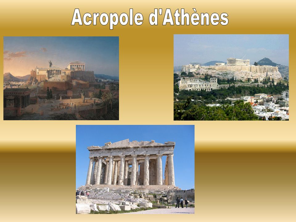 Acropole d Athènes