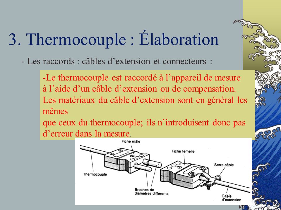 3. Thermocouple : Élaboration