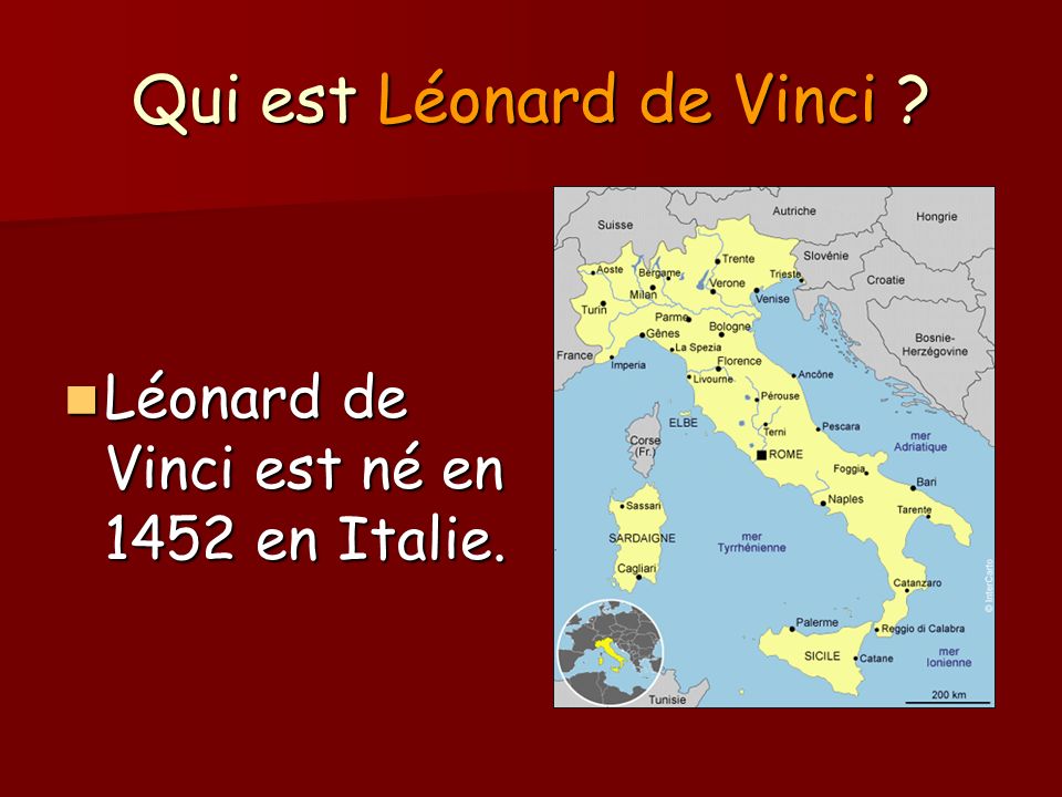 Qui est Léonard de Vinci