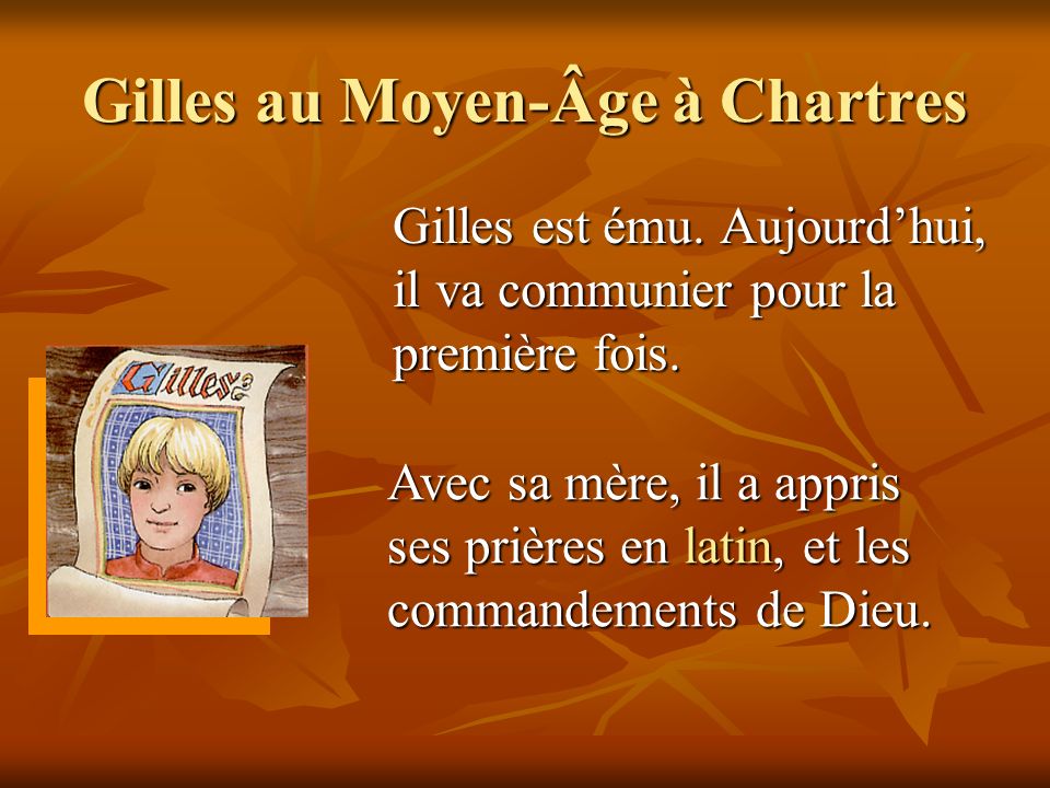 Gilles au Moyen-Âge à Chartres
