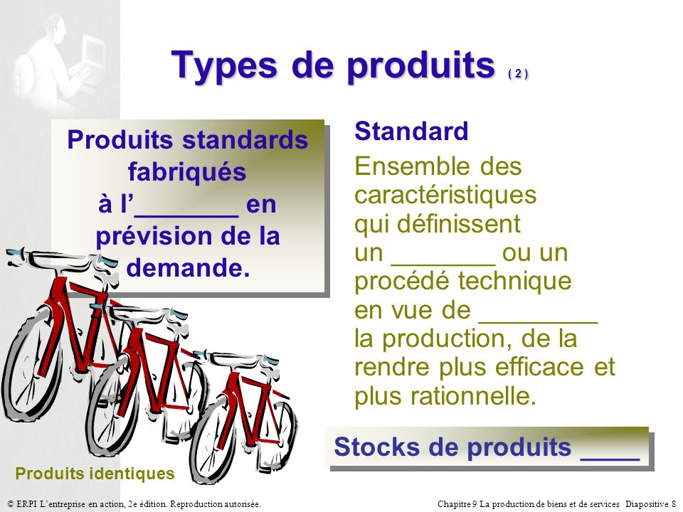 Types de produits ( 2 ) Standard