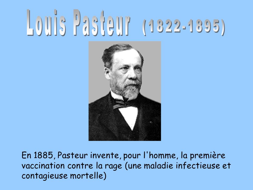 Louis Pasteur ( )