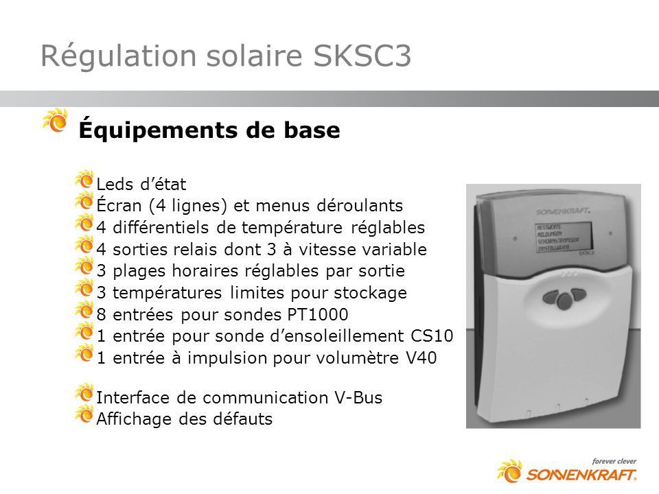 Régulation solaire SKSC3