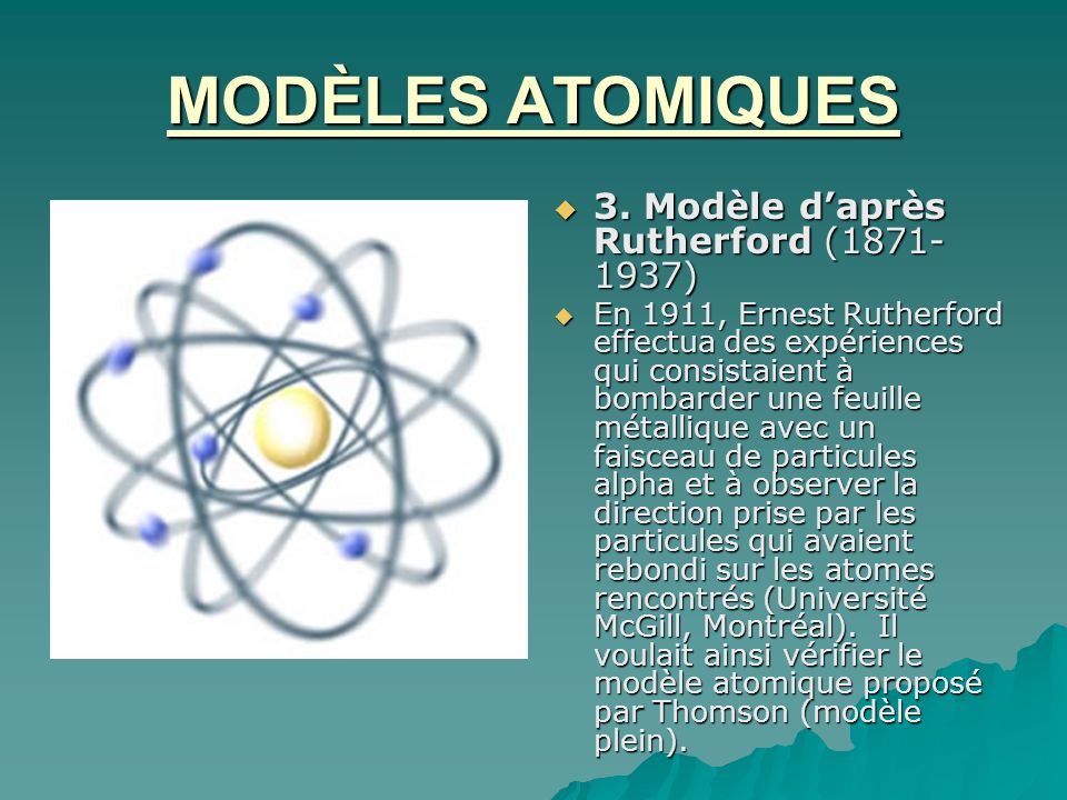 Evolution Du Modele Atomique Ppt Video Online Telecharger