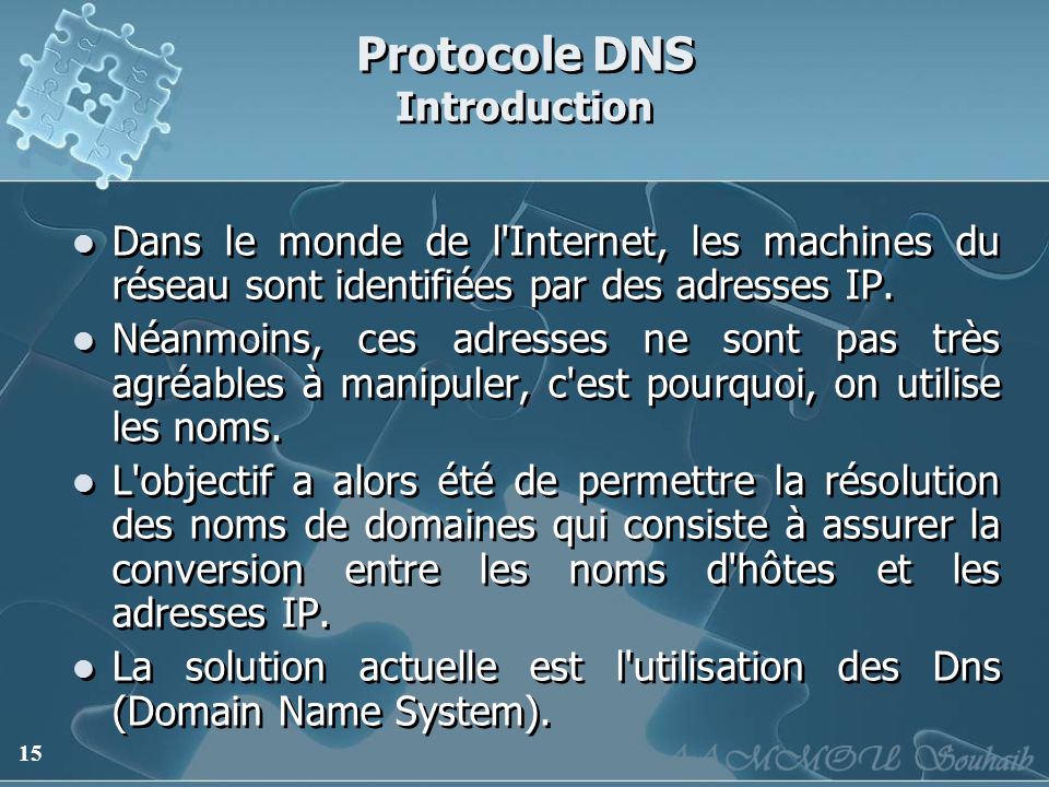 Protocole DNS Introduction