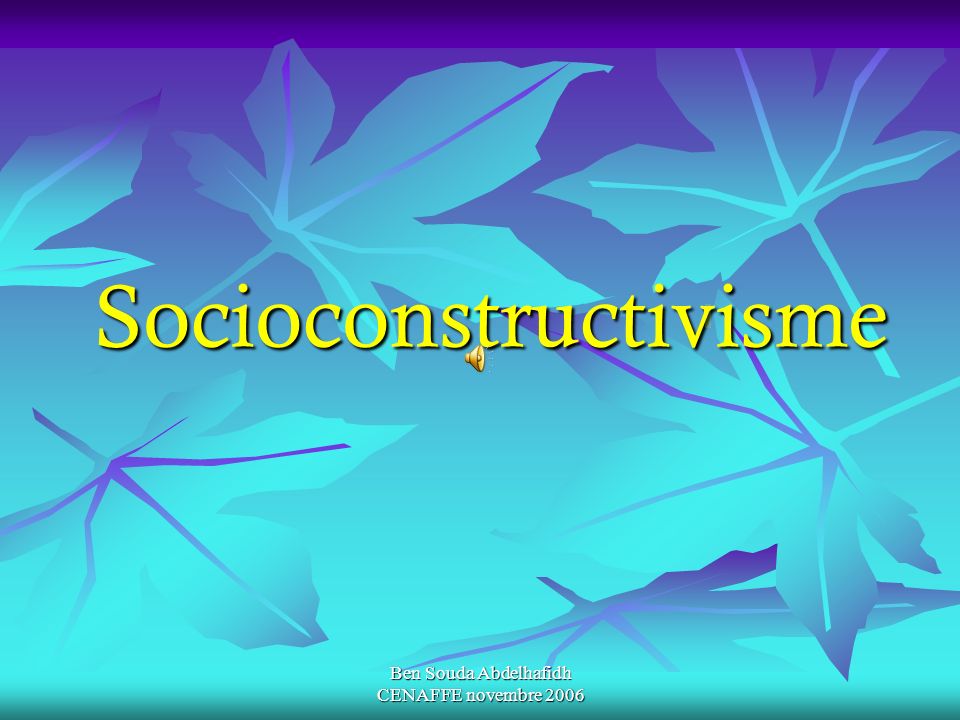 Socioconstructivisme