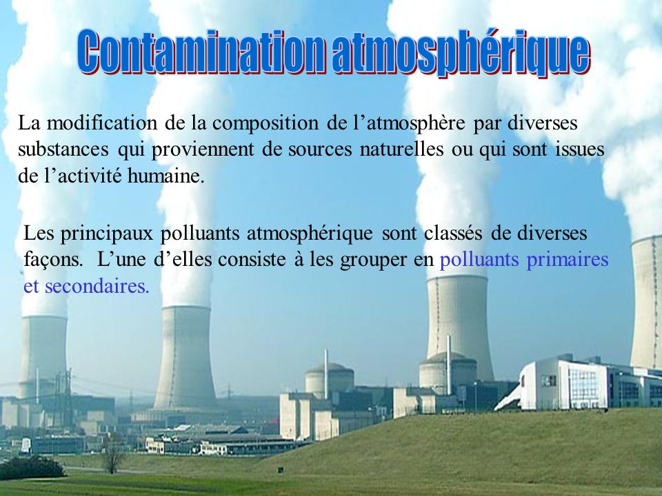 Contamination atmosphérique
