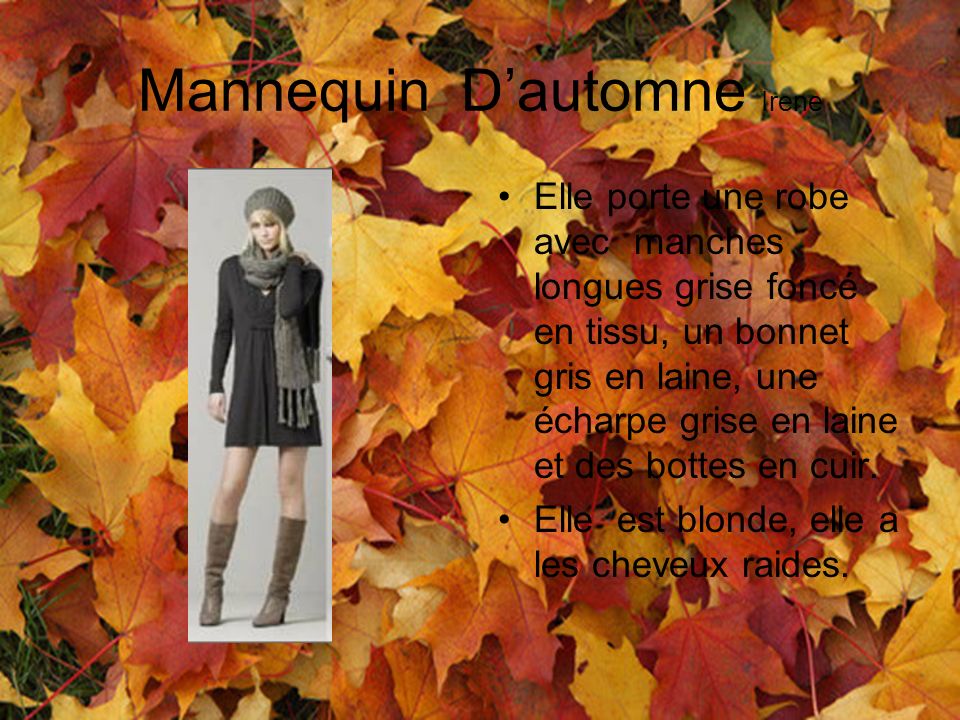 Mannequin D’automne Irene