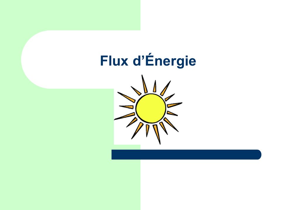 Flux d’Énergie Image from