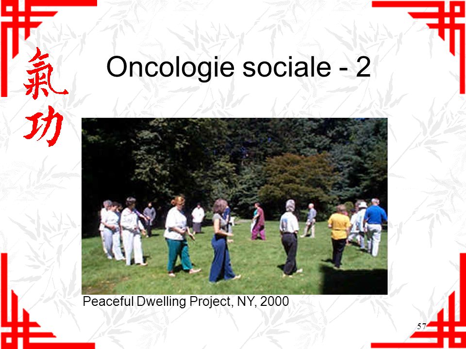 Oncologie sociale - 2 Peaceful Dwelling Project, NY, 2000