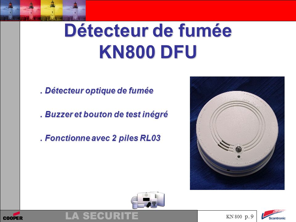 Détecteur de fumée KN800 DFU
