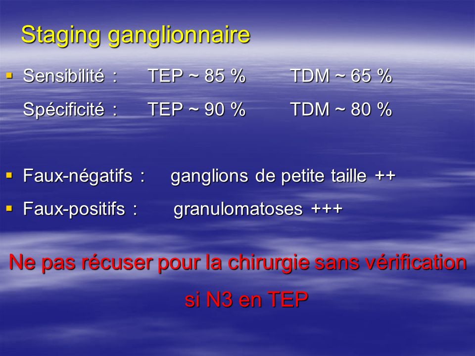 Staging ganglionnaire